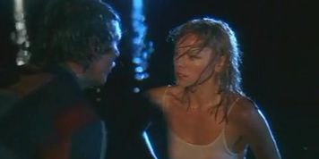 Kim Cattrall Sexy Scene  in Midnight Crossing
