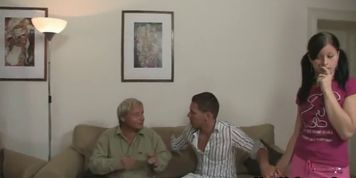 His Mom Toying while Dad Fucking his GF (Old Man)