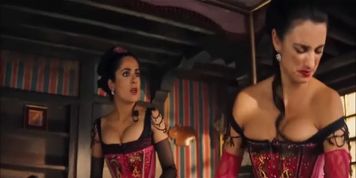 Bandidas Sexy Scene - Salma Hayek and Penelope Cruz