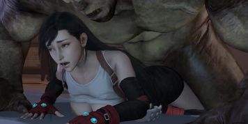 Final Fantasy Hentai - Tifa get fucked by a huge dick (with Sounds)