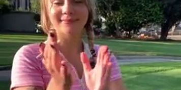 Big Boobs Blonde Teen Gabbie Carter Hits A Hole-In-One