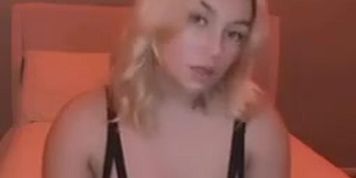 Blonde Girl gets a little Freaky!