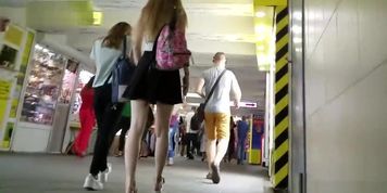 Young In A Black Skirt