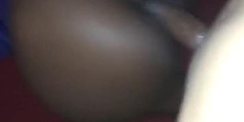 Fat ass creamy ebony takes backshots  