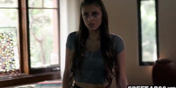 Teaching The Naughty Stepdaughter Gia Derza Some Discipline By Spanking, Hard Anal And Gaping Her Tight Asshole - Full Movie On