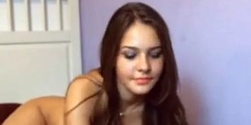 European Cam Chick Playing With Her Ass
