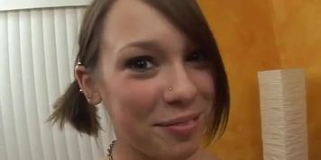 Sweet brunette fucks WNM