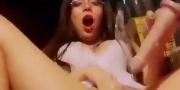 Outdoors dildo screw