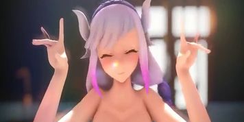 MMD R-18  Swing Dance / Kanna Night 19 Years
