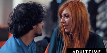 Nervous Teen Doesnt Pull Out of His Milf Therapist Lauren Phillips During Se...