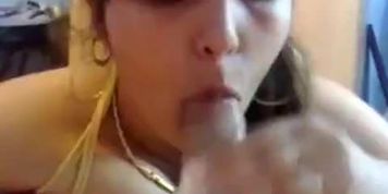 Chubby Amateur Sucks for Cum