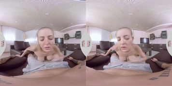 Russian Busty Sister Takes Brother