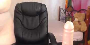 Stunning blonde teasing her sexy boobs live show