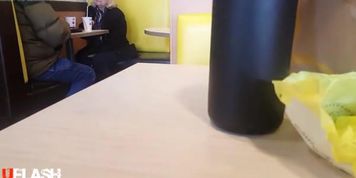 Flash Granny at McDonalds