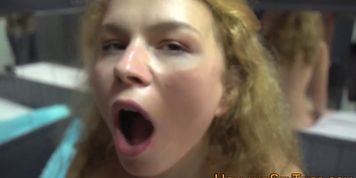 Dutch hooker rides dick and swallows cum