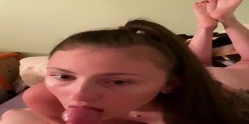 Gf Loves Giving Sloppy Head 