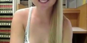 Blonde in the Library