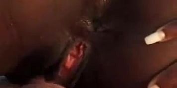 SUPER HOT Sexy African Woman Fucked by Big Cocked White Stud on Beach