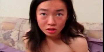 MY CUTE ASIAN - Horny Asian slut gobbles cock