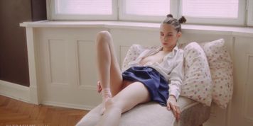 Hot Petite Girl Leona Mia Getting Horny In This Solo Video