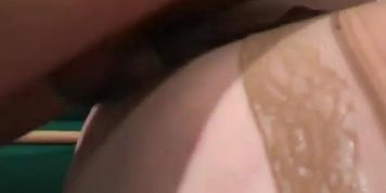 Sophie Lorraine sexy french milf fucked on the pool table