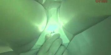 Glasses uniform virgin girl is molested