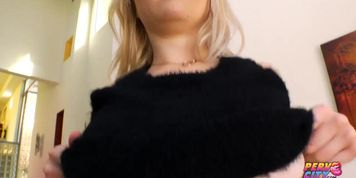 PervCity teen River Fox gets an anal creampie (John Strong)
