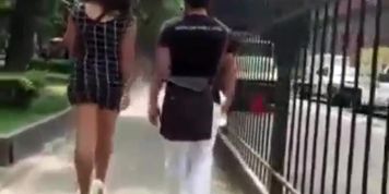 conociendo a una linda chica