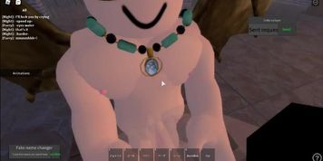Slut Furry becomes a slave to the man (Roblox)