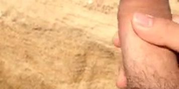 Dickflash for Teens at Beach