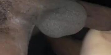 White girlfriend take cock balls deep