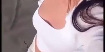 Elnaaz Norouzi Butt,  Breasts Scene  in Elnaaz Norouzi Snapchat Story