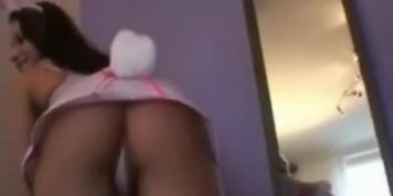 Hot bunny gfs having standing anal sex (Ex Girlfriend, Haley Wilde)