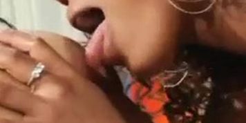 Misty Stone & Rihanna Rimes  - lesbian play