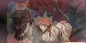 Bondage hentai with bigboobs gets shoved vibrator in her wetpussy