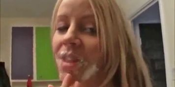 Blonde french girlfriend makes whipped part5