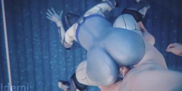 Asari Takes It From Behind