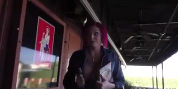 Anna Bell Peaks gets creampied at Gloryhole