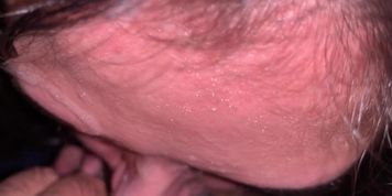 Painting a 19 year old's face with spit. I taught her to give SLOPPY deepthroat blowjobs well.