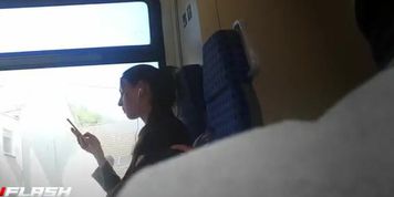Flash Girl on Train 1