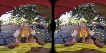 VR Conk Final Fantasy X Rikku An XXX Parody With The Hot Teen Khloe Kingsley In VR Porn