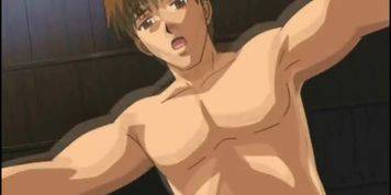 Furry anime poked from behind