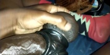 Me stroking
