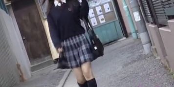 Smoking hot schoolgirl was skirt sharked after school