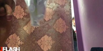 Flash Asian in Dressing Room