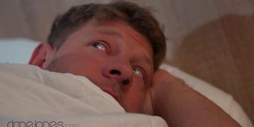 Dane Jones Cheeky redhead teen Lily Mays seduces colleague hot blowjob passionate romantic sex (Michael Fly)