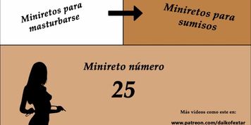 MiniJOI para sumisos. Tendr&aacute;s que leer cosas muy vergonzosas...