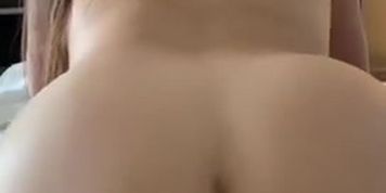 Asian girl rides huge black dick reverse cowgirl