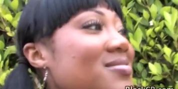 Black Girl Evanni Solei Enjoys Blowing White Dongs (Ezanni Solei, Kid Bengala)