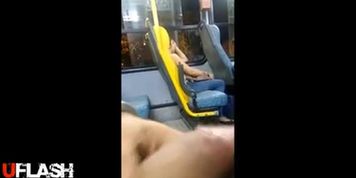 Cock Flash In Bus